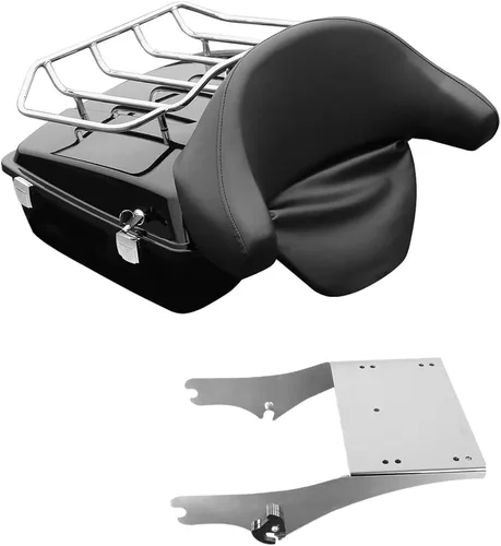 Vista 18 de TCMT Juego de maletero picado de 10.7 pulgadas para Harley Touring 1997-2013 Road King Road Glide Street Glide Electra Glide Pack
