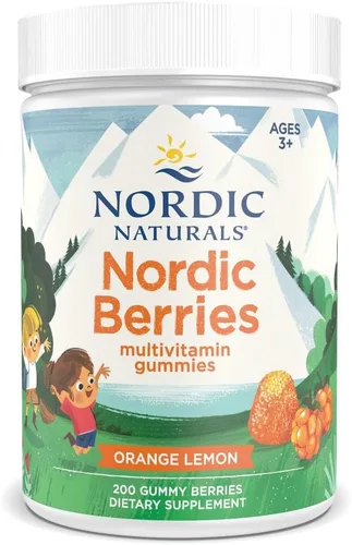 Vista 8 de Nordic Naturals Bayas nórdicas, bayas de cereza, 120 bayas gomosas, multivitamínico de gran sabor para mayores de 3 años - Crecimiento, desarrollo