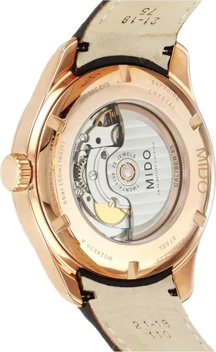 Vista 6 de Mido Belluna Sunray - Swiss Automatic Watch for Men - Anthracite Dial - Case 425mm - M0246303606100