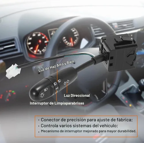 Vista 3 de X AUTOHAUX 96540683 Palanca de interruptor de giro para Chevrolet Aveo