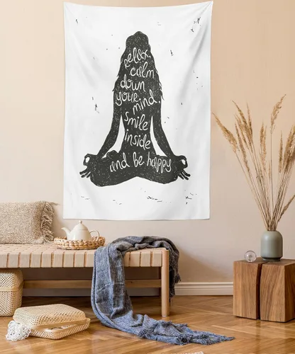 Vista 54 de Lunarable Tapiz de los años 90, historia inspirada en el arte pop, ilustración temática de baile de celebración, decoración de tela para colgar