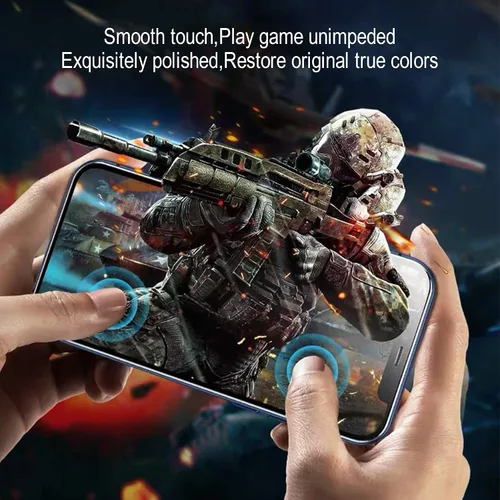 Vista 6 de Arae Protector de pantalla para iPhone Xr/iPhone 11, vidrio templado HD, antiarañazos, funciona con la mayoría de las fundas, 6.1 pulgadas, paquete