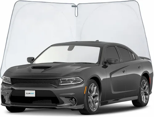 Vista 37 de CLIM ART Parasol para parabrisas para BMW X3 2018-2024, parasol plegable de ajuste personalizado, protector solar del vehículo, cubierta