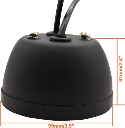 Vista 6 de 2 luces traseras LED vintage Duolamp de 12 V, indicador de parada trasera con luz de funcionamiento, intermitentes, lámpara de matrícula, lente