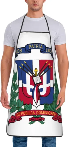 Vista 16 de Delantal impermeable de la bandera del orgullo del oso gay 100% poliéster, babero grande con impresión completa para el taller del restaurante