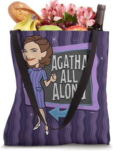 Vista 4 de Marvel WandaVision Agatha All Along - Bolso de mano retro