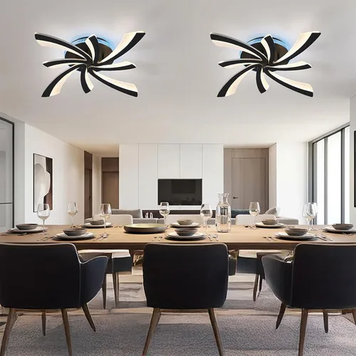 Vista 5 de Ceiling Lighting Fixtures, Multi Color Led Ceiling Light, Rgb Ceiling Light Led ceiling light, Indoor dimmable light, Can control color lights