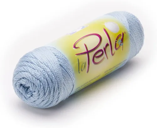 Vista 11 de LA Perla de Omega - Hilo Perle 100% algodón mercerizado ideal para ganchillo fino - Color: 01 - Blanco 601