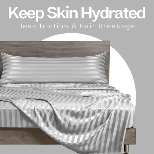 Vista 84 de MR&HM - Funda de almohada de satén