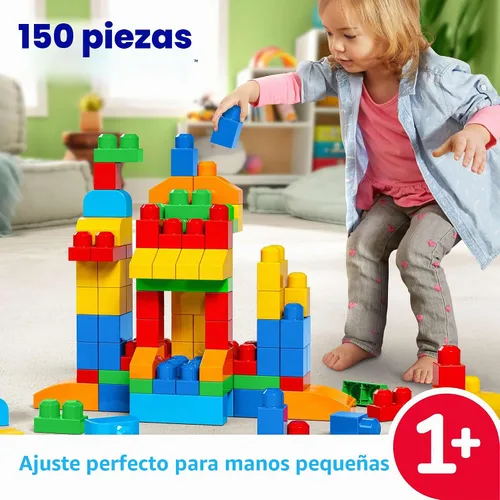 Vista 8 de MEGA BLOKS First Builders Deluxe Building Bag - Juego de juguetes