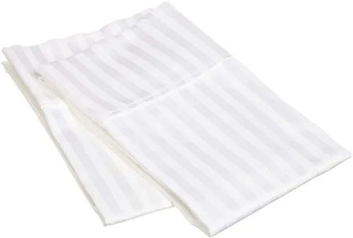 Vista 39 de Juego de sábanas de 4 piezas tamaño individual serie 1000 con certificación de lujo, 100% algodón pima, se adapta a bolsillos de hasta 15 a 20 Blanco