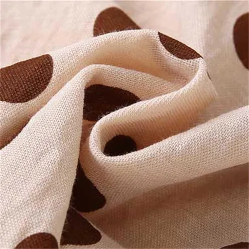Vista 7 de Pantalones largos básicos básicos de algodón con lunares y lunares para niños y niñas pequeños
