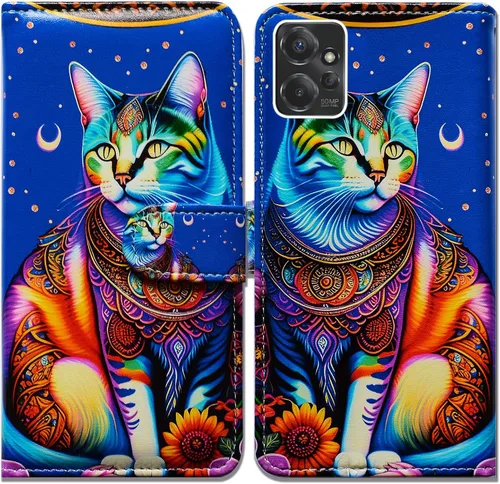 Vista 26 de Bcov Funda para Moto G Power 5G, diseño de pájaro negro y verde con tapa para teléfono con ranura para tarjetas, soporte para Motorola Moto G Power