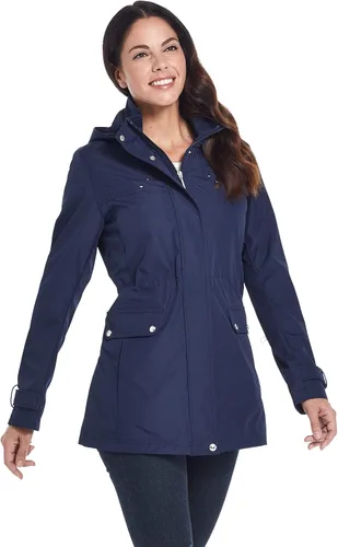 Vista 2 de Weatherproof Anorak - Chubasquero ligero y suave resistente al agua con capucha desmontable, Anorak