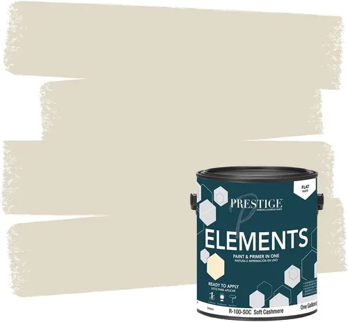 Vista 21 de PRESTIGE Paints Elements - Pintura interior e imprimación en uno, cáscara de huevo, 1 galón, gris cabo