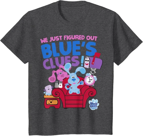 Vista 29 de Blue's Clues & You Group Shot Just Figured Out Blue's Clues Camiseta Negro