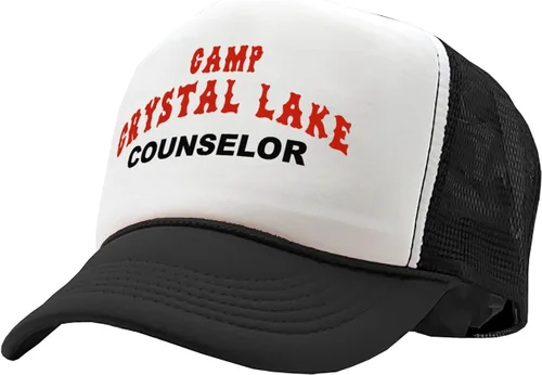 Vista 11 de Camp Crystal Lake Counselor - Halloween - Gorra de camionero estilo retro vintage