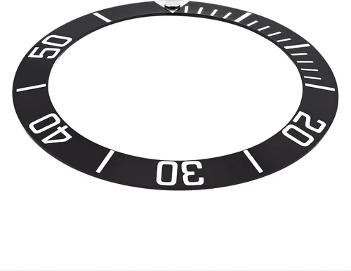 Vista 2 de Ewatchparts BISEL INSERTO PARA TAG HEUER AQUARACER 41MM CASO WAB 2010, WAB2011 RELOJ NEGRO