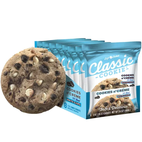 Vista 13 de Classic Cookie, Galletas horneadas suaves, galletas S'mores, 3 onzas, paquete de 8