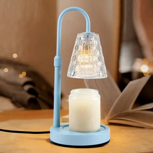 Vista 9 de Lámpara calentadora de velas con temporizador regulable, regalos de cumpleaños para mujeres, mamá, regalos de inauguración de la casa, decoración