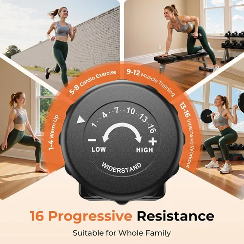 Vista 3 de YOSUDA Recumbent Exercise Bike for Home，Magnetic Staionary Bike for Seniors/Adults with Adjustable Seat, 350LB Capacity, 16-level Resistance, LCD