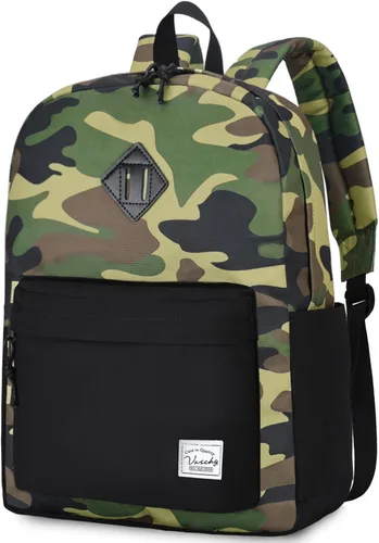 Vista 9 de VASCHY - Mochilas para uso diario de mujer, verde, Mediana