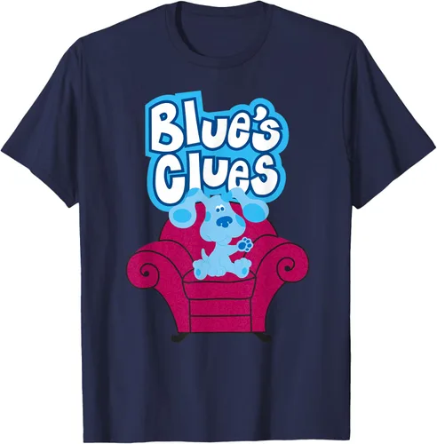Vista 55 de Camiseta Blue's Clues On Red Sofa Negro