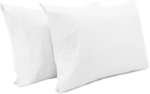 Vista 22 de Superity Linen Pillow Cases Queen Size - Open Enclosure - 2 Pack - 100% Soft and Comfortable Premium Cotton - Beige