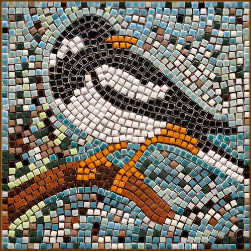 Vista 20 de Crea una verdadera obra de arte de mosaico con nuestro kit de hazlo tú mismo, acuario cuadrado de 7 pulgadas (18 cm)