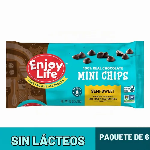 Vista 3 de Enjoy Life - Chocolate para hornear, sin soja, sin nueces, sin gluten