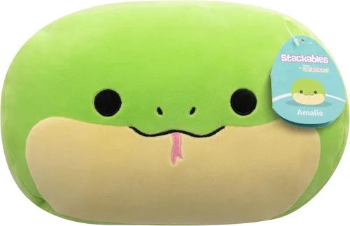 Vista 16 de Squishmallows Stackables Original - Mapache Javari de 12 pulgadas en lavanda ultra suave, oficial de Jazwares Marmota Lavanda