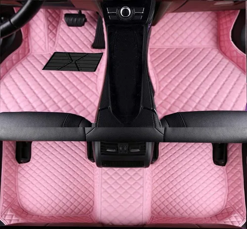 Vista 4 de Tapetes personalizados de cuero sintético para el 98 % de los sedán, SUV, deportivos, cobertura completa, lindas alfombras de automóvil para hombres