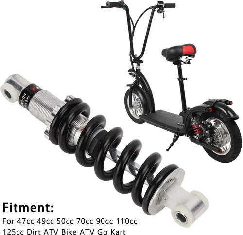 Vista 3 de Amortiguadores gone Kart, amortiguador, kit de suspensión trasera de kart, 7.480 in 1200LBS Amortiguador trasero de motocicleta para 50cc 70cc 90cc