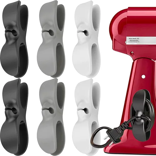 Vista 7 de Organizador de cables para electrodomésticos de cocina - Negro