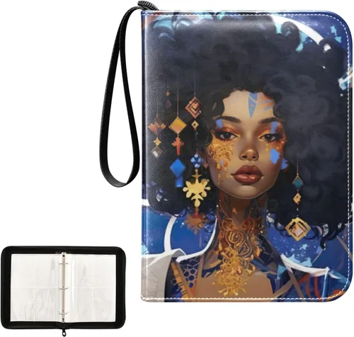 Vista 9 de Beach Shells - Carpeta impermeable para tarjetas intercambiables, 400 bolsillos, estuche de exhibición con fundas para tarjetas, juego