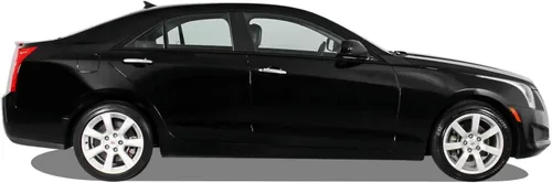 Vista 3 de SlickMod Revestimiento de vinilo opaco cromado para Cadillac ATS Sedan 2013-2018 (negro brillante)