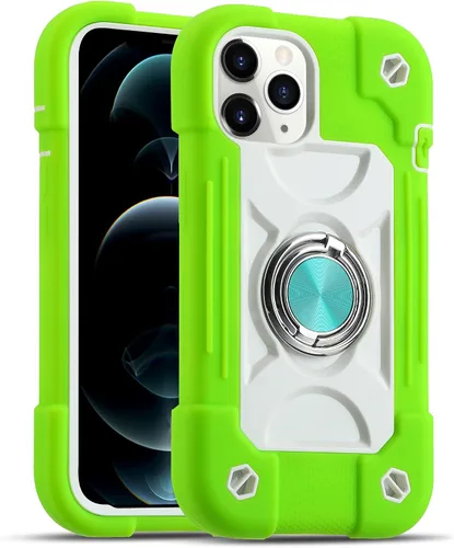 Vista 14 de MARKILL Funda compatible con iPhone Air de 6.5 pulgadas 2025 con soporte de anillo giratorio de 360 grados, protección contra caídas de grado