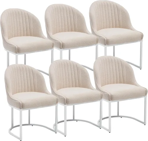 Vista 29 de Juego de 2 sillas de comedor de terciopelo, sillas de comedor tapizadas con patas de metal dorado, sillas auxiliares modernas para cocina, sillas