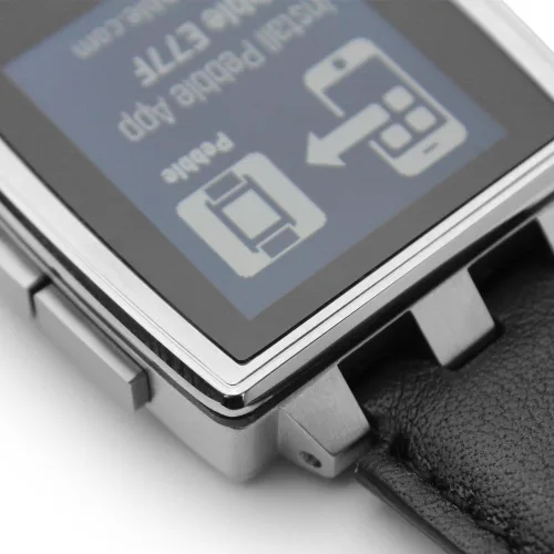 Vista 8 de ArmorSuit Pebble Steel - Protector de pantalla para reloj inteligente (2 unidades), cobertura completa, protector de pantalla MilitaryShield