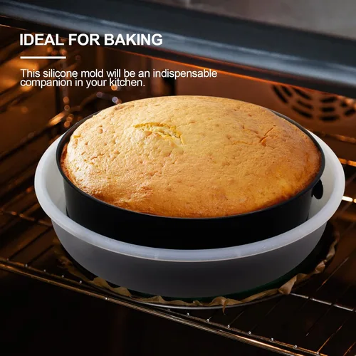 Vista 4 de Moldes Springform, protector de sartén para tartas de queso, accesorios para sartenes de forma desmontable, evita que el agua entre en el plato
