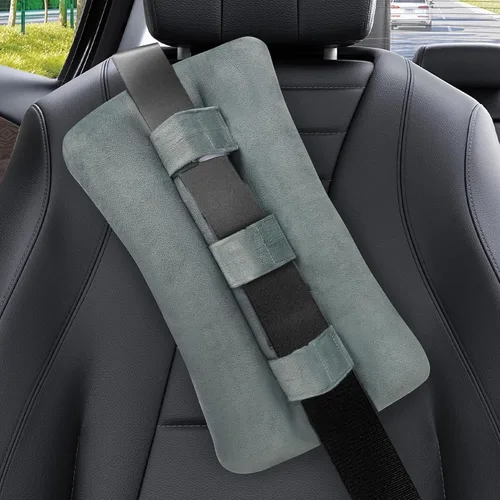 Vista 15 de Almohada para cinturón de seguridad poscirugía, almohada para puerto de quimioterapia para protector de pecho para pacientes de quimioterapia