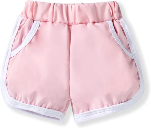Vista 8 de Aalizzwell Pantalones cortos de verano para bebé niña