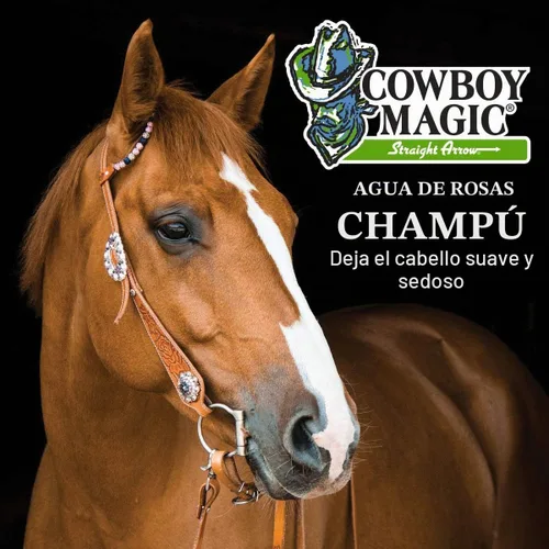 Vista 3 de Cowboy Magic Champú de agua de rosas + acondicionador de 32 onzas cada uno