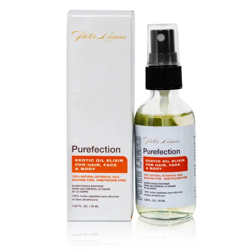 Vista 7 de Peter Lamas Elixir de aceite exótico Purefection, aceite multiusos para cabello, cuero cabelludo, cara y cuerpo Restaura el brillo, aumenta
