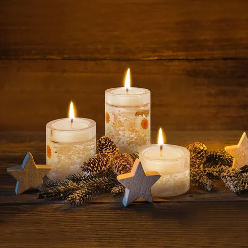 Vista 6 de Portavelas de resina, juego de 3 moldes cilíndricos de silicona para candelabro epoxi para resina epoxi DIY portavelas de cristal, decoración