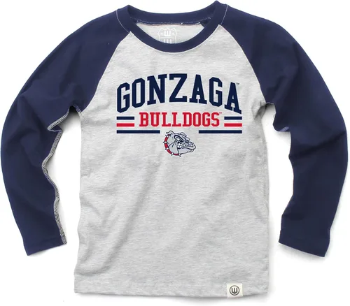 Vista 58 de Wes and Willy NCAA playera raglán de manga larga para niños