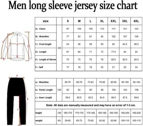 Vista 6 de Hombres Ciclismo Jersey Conjunto Traje De Bicicleta Manga Corta MTB Ciclismo Trajes De Secado Rápido Gel Esponja Acolchado Ciclismo Baberos