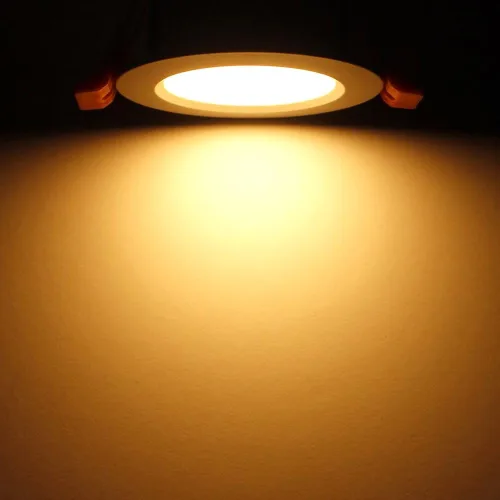 Vista 7 de Lámpara LED Downlight de 2 pulgadas, kit de luz de techo regulable de 3 W, luz blanca ultra cálida de 2700 K, luces LED blancas CRI80
