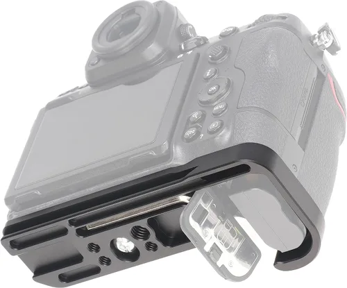 Vista 5 de FOTGA Z8 Placa de cámara Arca Swiss de liberación rápida para cámara Nikon Z8 sin espejo, agujeros inferiores de 1/4 pulgadas 3/8 pulgadas