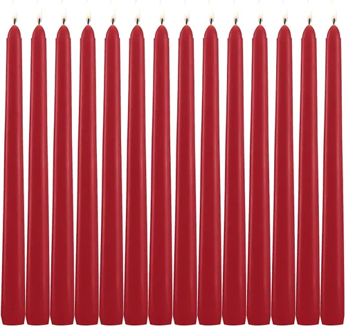 Vista 32 de Juego de 20 velas de pilar negras de 2 pulgadas de ancho x 4 pulgadas de alto, decoración elegante para el hogar, eventos y celebraciones, acabado